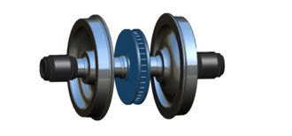 購入 1-1450mm 輪直径 EN 13260/13262 規格の準拠を備えた鉄道車両の車輪セットと電車システム online manufacture