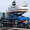 造られた鋼鉄鉄道は客車のためのアーレ川の標準を動かす