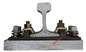 穏やかな鋼鉄鋳鉄の錬鉄のKPOの留め具システムのための柵のタイの版柵の肩を支承板