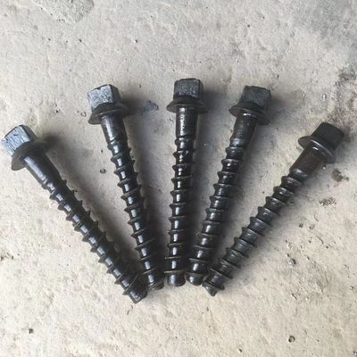 眠る人の材木はOEMの柵ねじスパイクの炭素鋼の電流を通されたステンレス鋼ねじをねじで締める