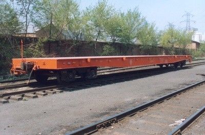 軽操作性 強化された鉄道トラック トロッリー 重工業用荷重 標準線路幅 1435mm