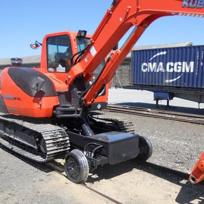 投げる鉄道スティール・ホイールズのODM鉱山の車のホイール150-560HBの硬度