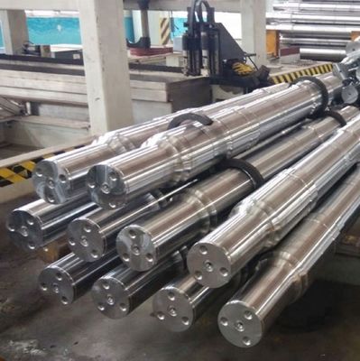 Locomotive Train Wheel Axle , Trailer Axles With Brakes UIC TSI ISO9001 Certifications