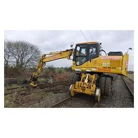 分7000mmのホイールベースごとの手動道の柵の掘削機無動力の25m