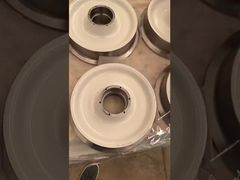 コーティング保護付き鋼鉄レール車輪