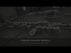 鍛造鉄道車輪、車軸、車輪セット、鉄道トロリー、カスタマイズされた鉄道コンポーネント